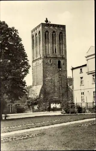 Ak Prenzlau Uckermark, Schwedter Tor Turm