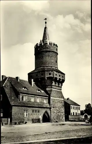 Ak Prenzlau in der Uckermark, Mitteltor Turm