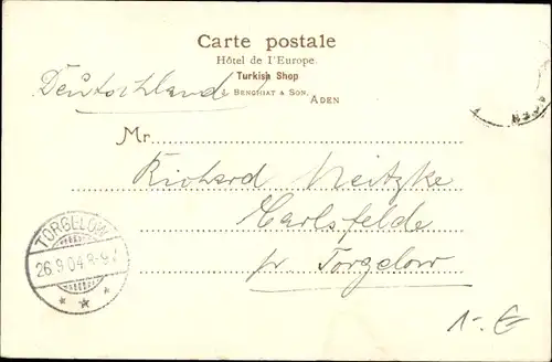 Ak Aden Jemen, Water cart, Kamel