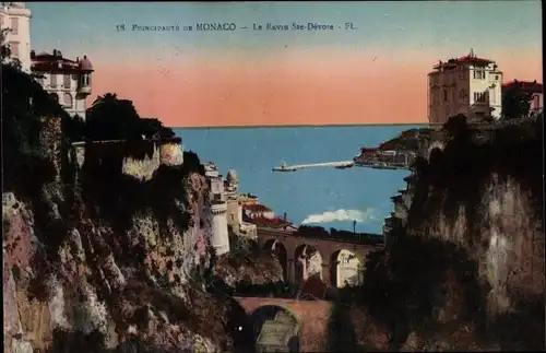 Ak Ravin Sainte Devote Monaco, Panorama