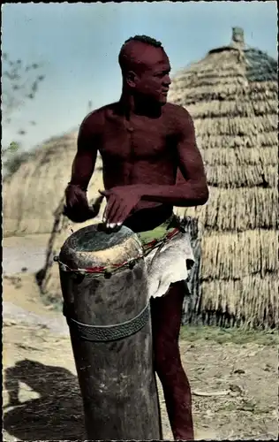 Ak L'Afrique en Couleurs, Tam-tam, Afrikaner, Musiker, Trommel