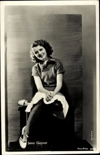 Ak Schauspielerin Janet Gaynor, Portrait