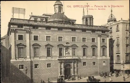Ak Barcelona Katalonien Spanien, Palacio de la Diputacion
