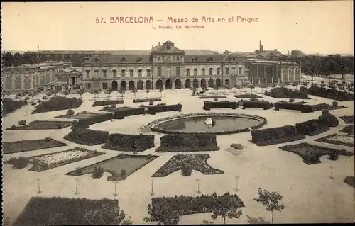 Ak Barcelona Katalonien Spanien, Museo de Arte en el Parque