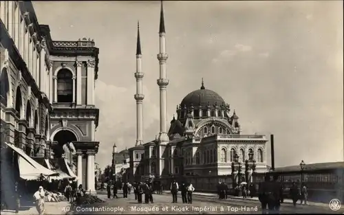 Ak Konstantinopel Istanbul Türkei, Mosquée et Kiosk Impérial à Top Hané