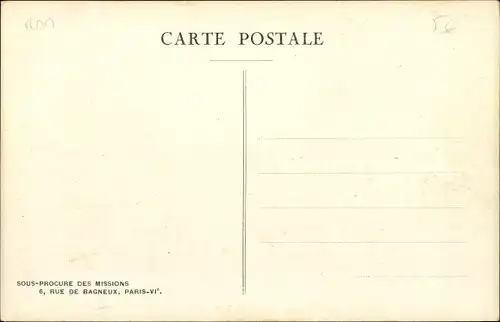 Ak Salomoninseln Ozeanien, Demeure de Missionaire dans la brousse