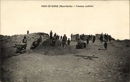 Ak Nouadhibou Port Etienne Mauretanien, Travaux publics