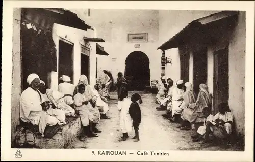 Ak Kairouan Tunesien, Café Tunisien