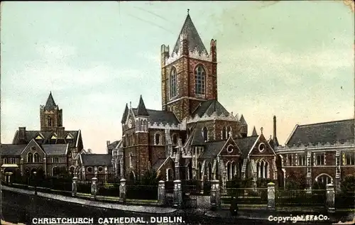Ak Dublin Irland, Christchurch Cathedral
