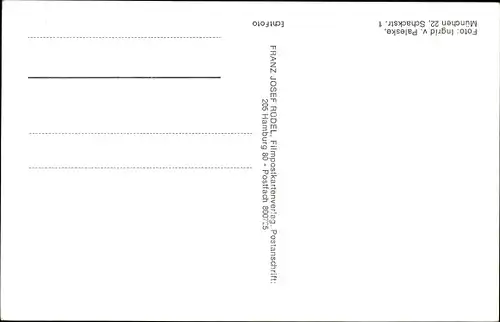 Ak Schauspieler Ernst Fritz Fürbringer, Portrait, Autogramm