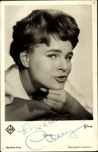 Ak Sängerin Cornelia Froboess, Portrait, Autogramm