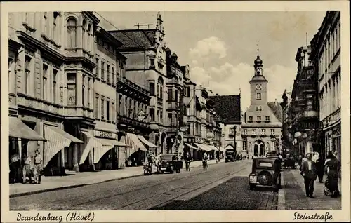 Ak Brandenburg an der Havel, Steinstraße