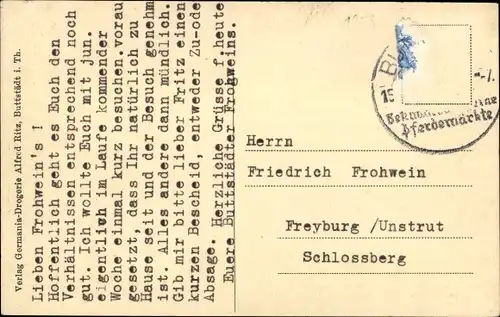 Ak Buttstädt in Thüringen, Rossmarkt, Neue Straße, Bahnhofstraße