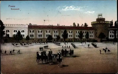 Ak Poznań Posen, Kernwerk, Soldaten