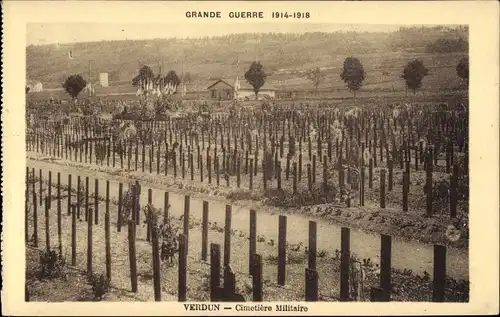Ak Verdun Meuse, Cimetiere Militaire