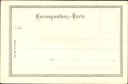 Litho Karlovy Vary Karlsbad Stadt, Inneres der Sprudelkolonade