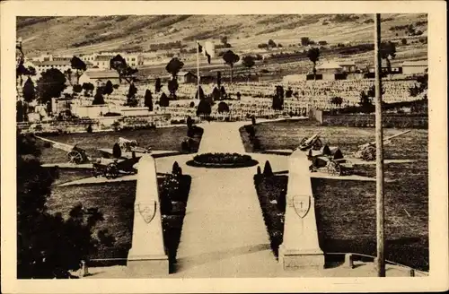 Ak Verdun Meuse, Cimetiere militaire du Faubourg Pave