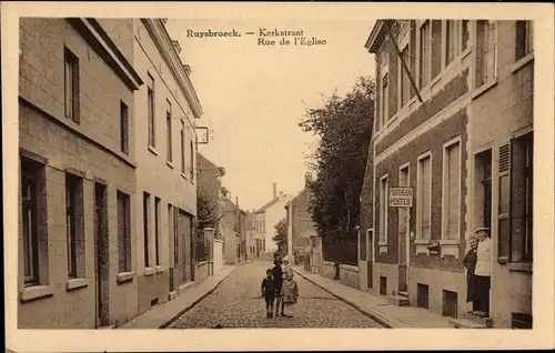 Ak Ruysbroeck Puurs Sint Amands Flandern Antwerpen, Kerkstraat