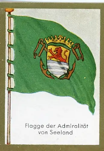 Sammelbild Historische Fahnen Bild 112, Flagge der Admiralität von Seeland