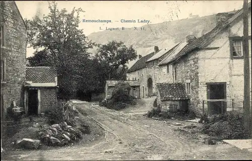 Ak Remouchamps Aywaille Wallonien Lüttich, Chemin Ladry