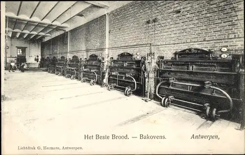 Ak Antwerpen Anvers Flandern, Het Beste Brood, Bakovens