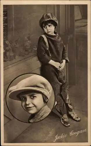 Ak Schauspieler Jackie Coogan, Portrait