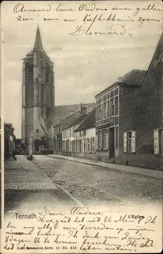 Ak Ternat Flämisch Brabant, L'Eglise