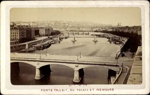 CdV Lyon Rhône, Ponts Tilsit, Palais, Nemours