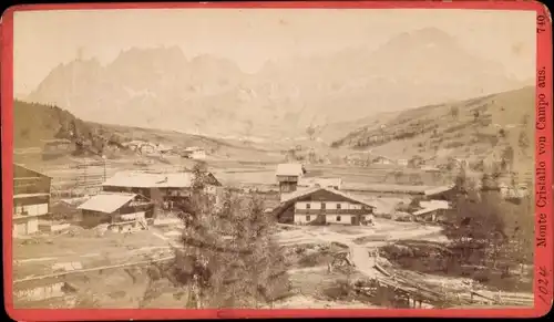 CdV Veneto, Monte Cristallo von Campo aus, Dolomiten