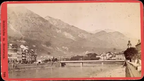 CdV Innsbruck in Tirol, Stadtpartie bei der Innbrücke