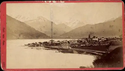 CdV Zell am See in Salzburg, Blick auf den Ort, Gebirge