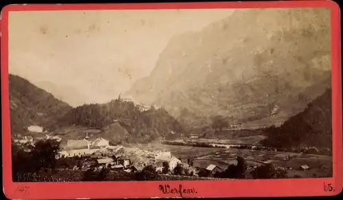 CdV Werfen in Salzburg, Blick auf den Ort