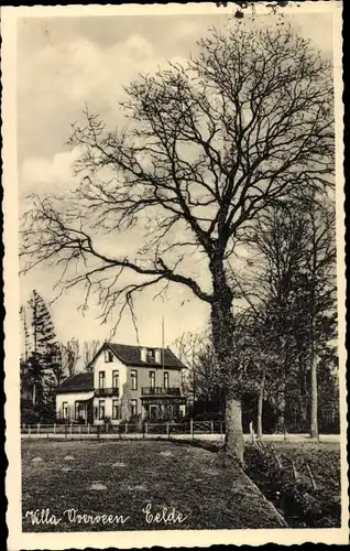 Ak Eelde Drenthe Niederlande, Villa