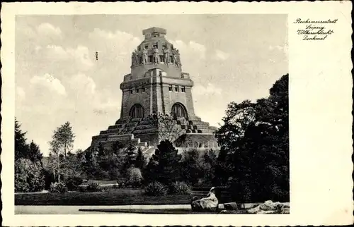 Ak Leipzig in Sachsen, Völkerschlachtdenkmal