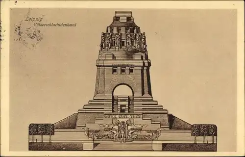 Ak Leipzig in Sachsen, Völkerschlachtdenkmal