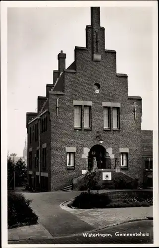 Ak Wateringen Südholland, Gemeentehuis