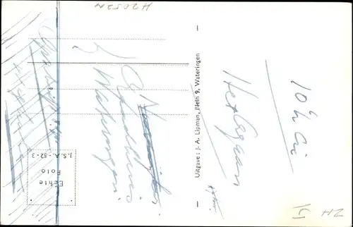 Ak Wateringen Südholland, Gemeentehuis