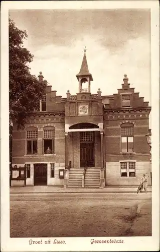 Ak Lisse Südholland, Gemeentehuis