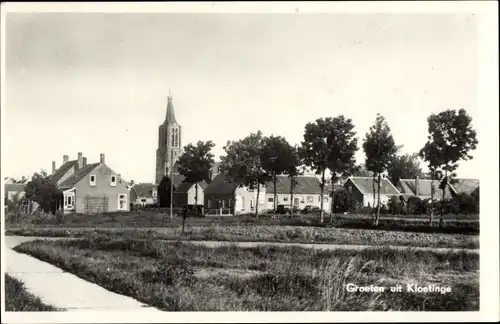 Ak Kloetinge Zeeland, Ortspartie