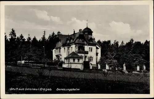 Ak Gelenau im Erzgebirge Sachsen, Genesungsheim