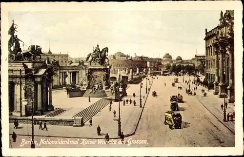 Ak Berlin Mitte, Nationaldenkmal Kaiser Wilhelm des Großen