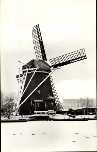 Ak Vijfhuizen Nordholland Niederlande, Poldermolen De Vijfhuis