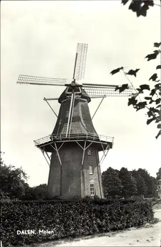 Ak Dalen Midden Drenthe Niederlande, Molen, Windmühle