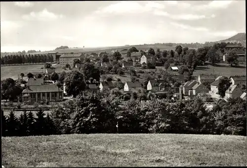 Ak Hohenfichte Leubsdorf in Sachsen, Panorama vom Ort