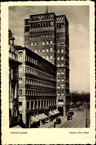 Ak Düsseldorf am Rhein, Wilhelm-Marx-Haus