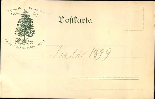 Ak Oker Goslar am Harz, Partie im Okertal mit Löwenklippe