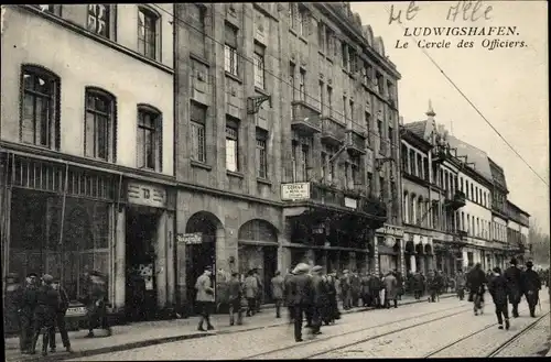 Ak Ludwigshafen am Rhein, Le Cercle des Officiers