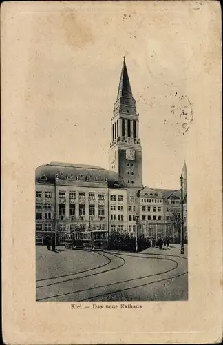 Ak Kiel, neues Rathaus