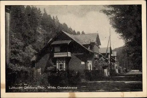 Ak Gehlberg in Thüringen, Wilde Geratalstraße, Haus Geratal