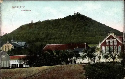 Ak Görlitz in der Lausitz, Landeskrone